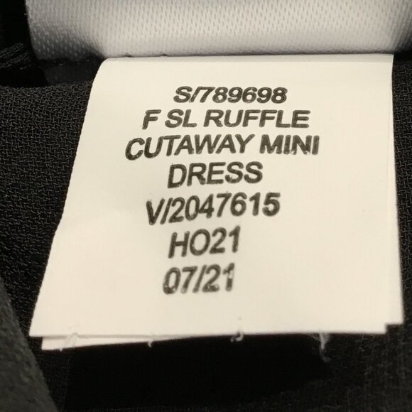 Banana Republic Ruffle Cutaway Mini Dress Smocked Waist - Picture 5 of 5